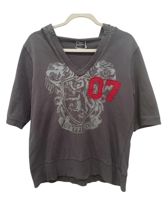 Warner Bros. Tops - Harry Potter Gryffindor V-Neck Sweatshirt Hoodie Wizard Warner Bros. Movie Sz L